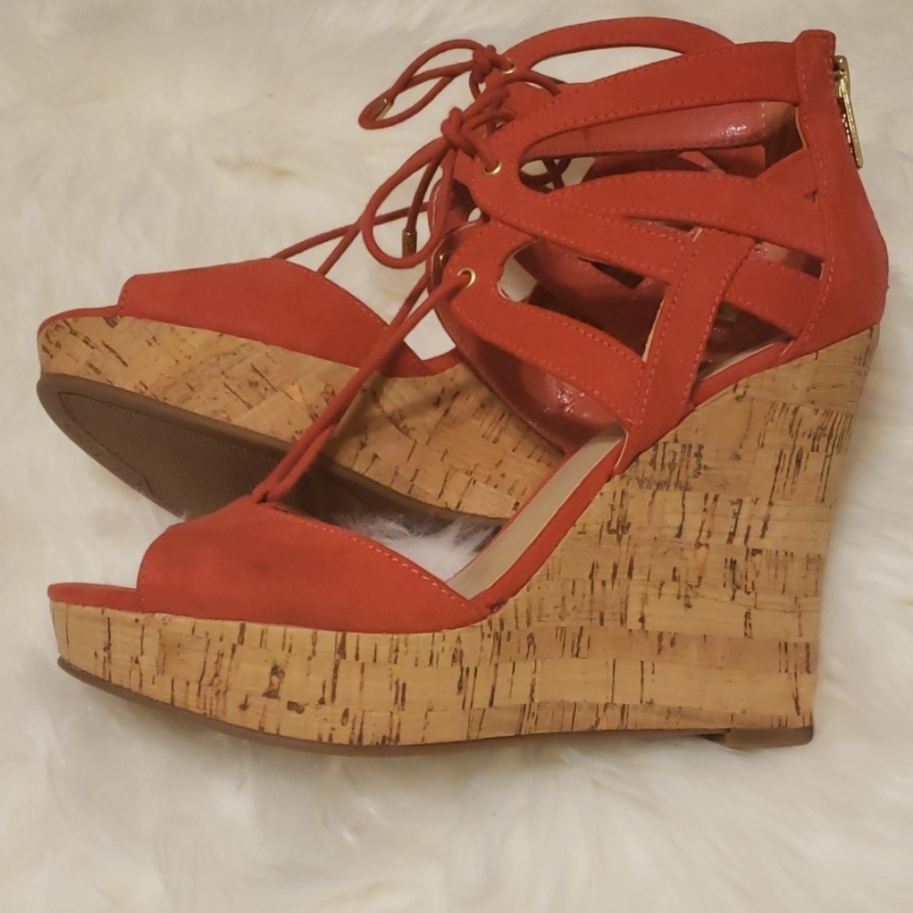 Guess Wedge Tie-up Sandals (9)